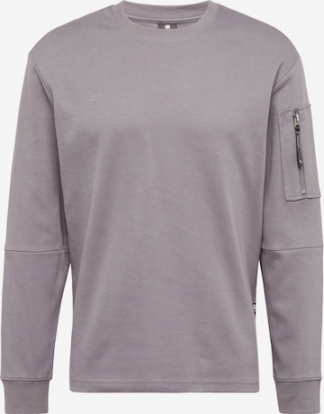 G-Star RAW Sweatshirt 'Tweeter' in Grijs: voorkant