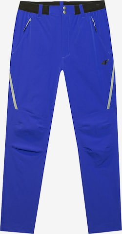 4F - regular Pantalón de montaña en azul: frente