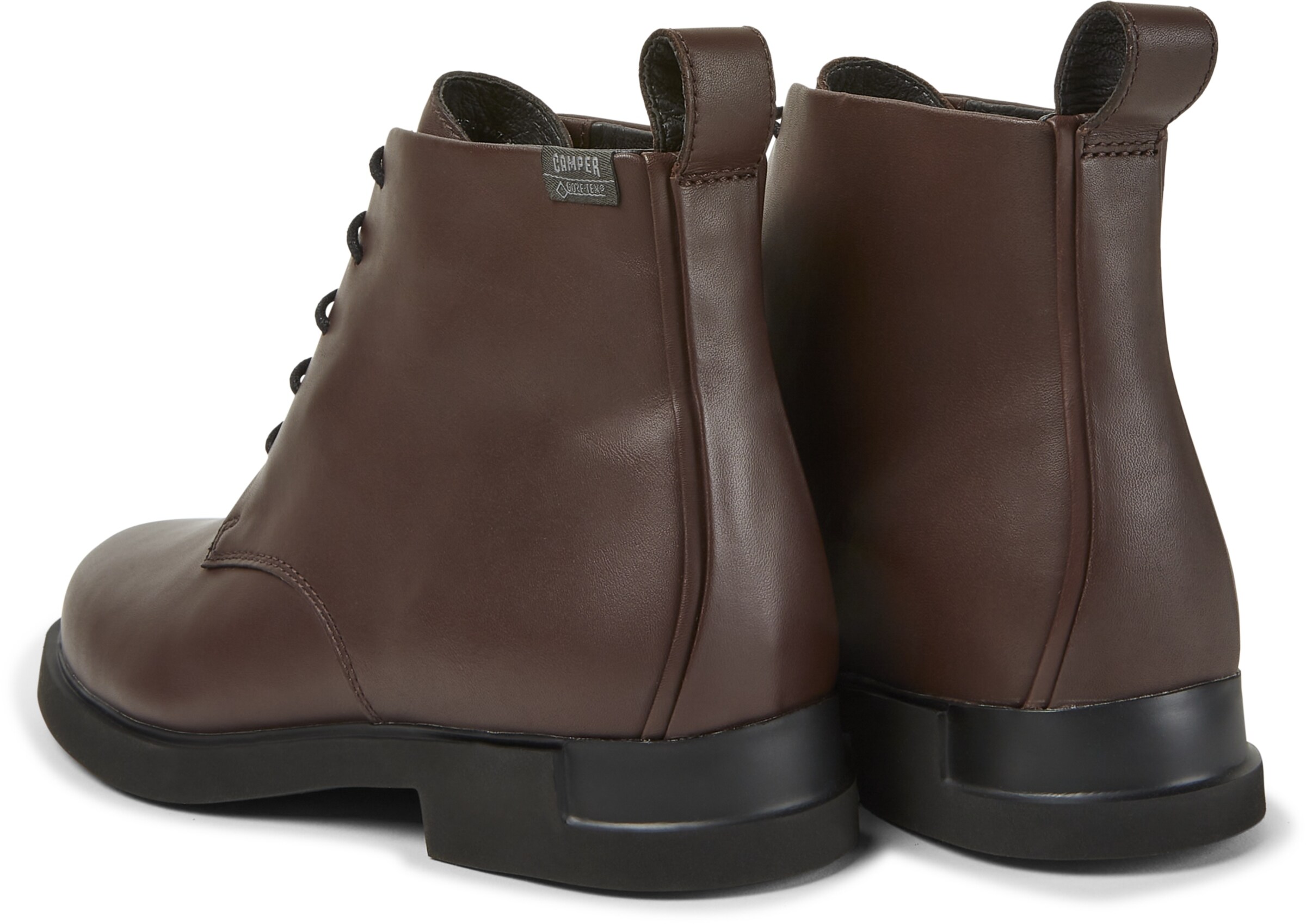 CAMPER Lace-up bootie 'IMAN' in Brown