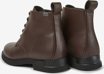 CAMPER Lace-Up Ankle Boots 'IMAN' in Brown