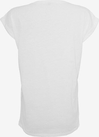 T-shirt 'Flowers Unite' Merchcode en blanc