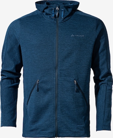 VAUDE Athletic Fleece Jacket 'Hemsby II' in Blue: front