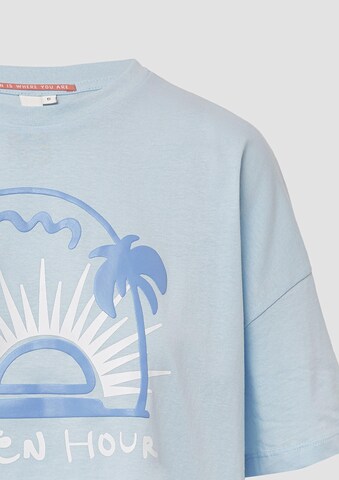 QS Shirt in Blau