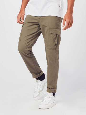 Regular Pantalon cargo 'Marco Joe' JACK & JONES en vert : devant