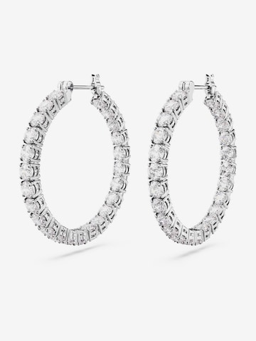 Boucles d'oreilles Swarovski en argent