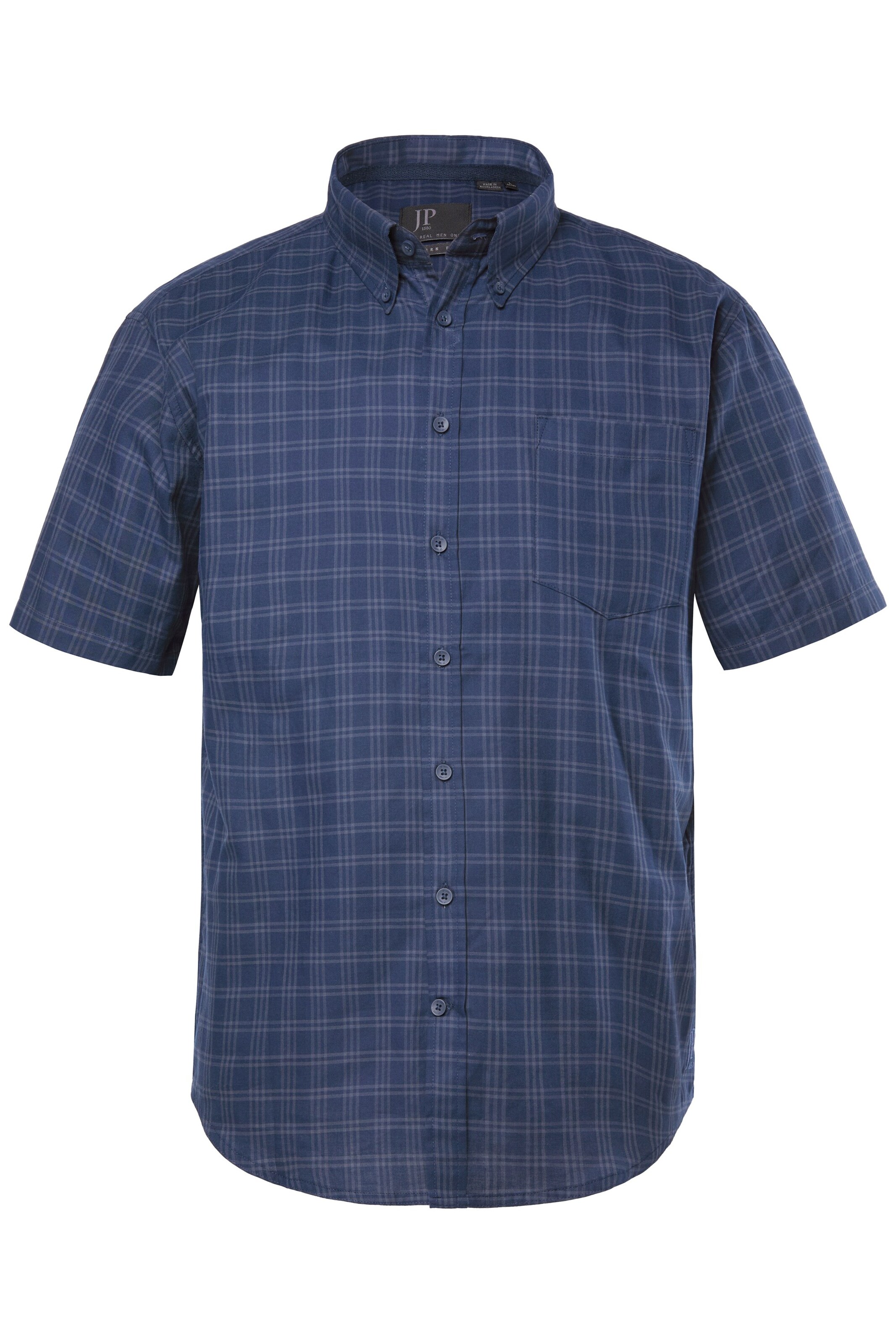 JP1880 Regular Fit Hemd in Blau: Vorderseite