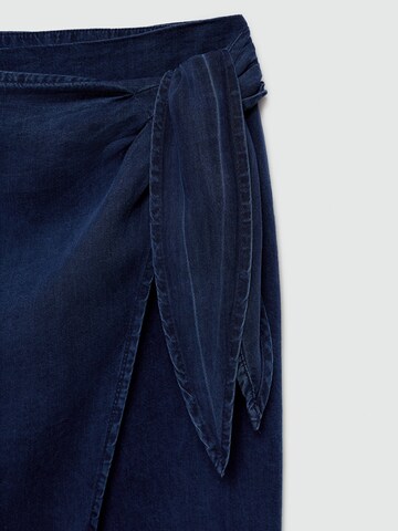 MANGO Spódnica 'Milos' w kolorze niebieski