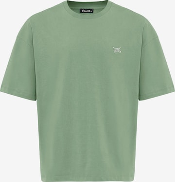 T-Shirt Cool Hill en vert : devant