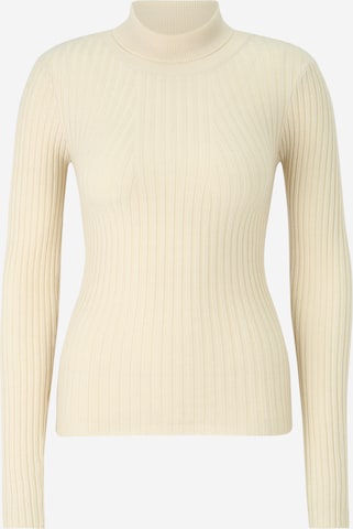 Pieces Tall Sweater 'CRISTA' in Beige: front