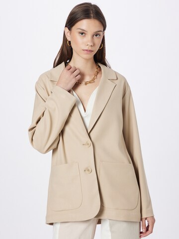 Monki Blazer in Beige: front