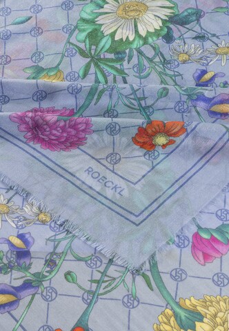 Foulard 'Glowing Bouquet' Roeckl en bleu