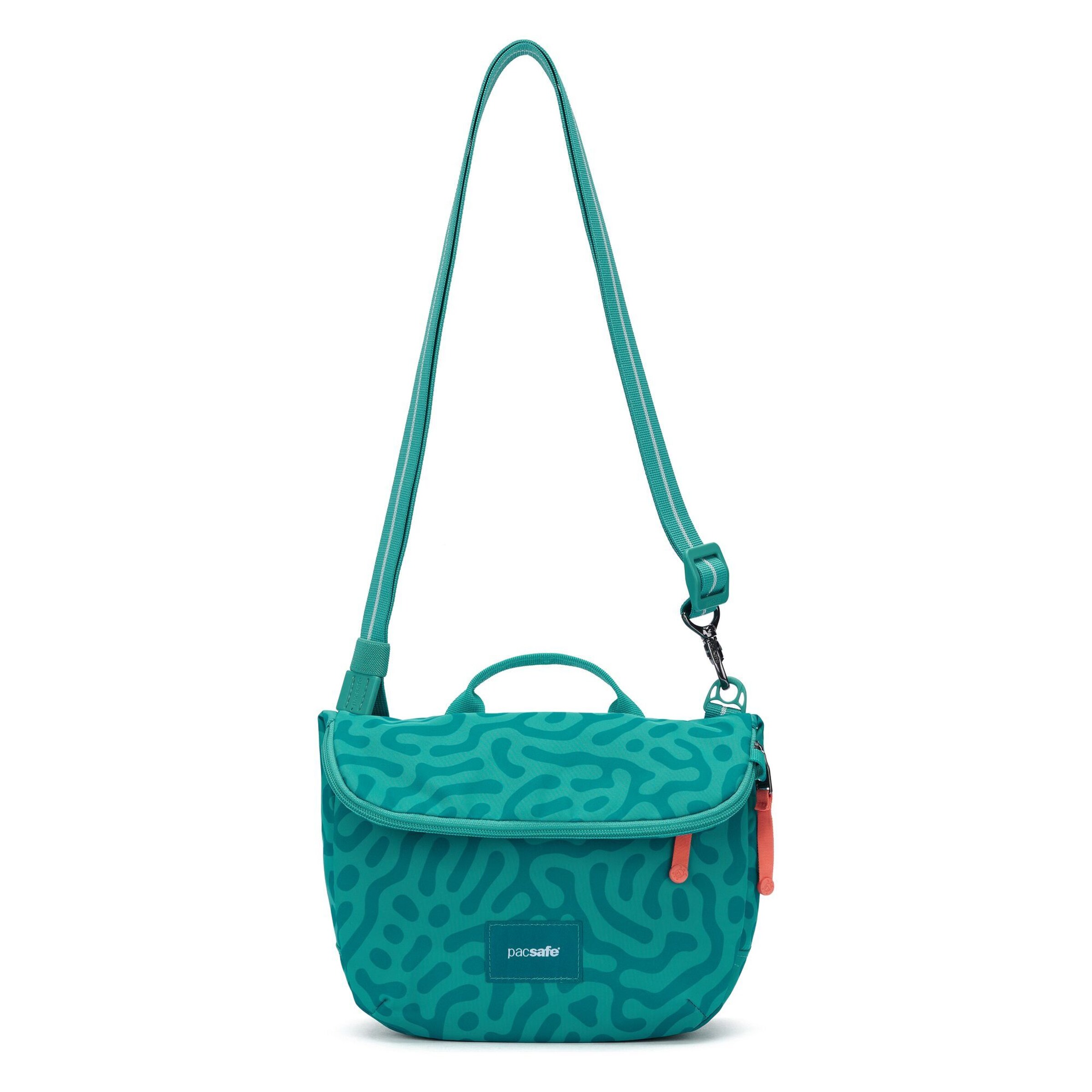 Borsa a tracolla di Pacsafe in blu