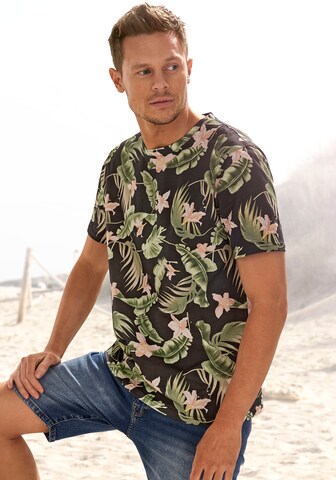 BEACH TIME Shirt in Green: front