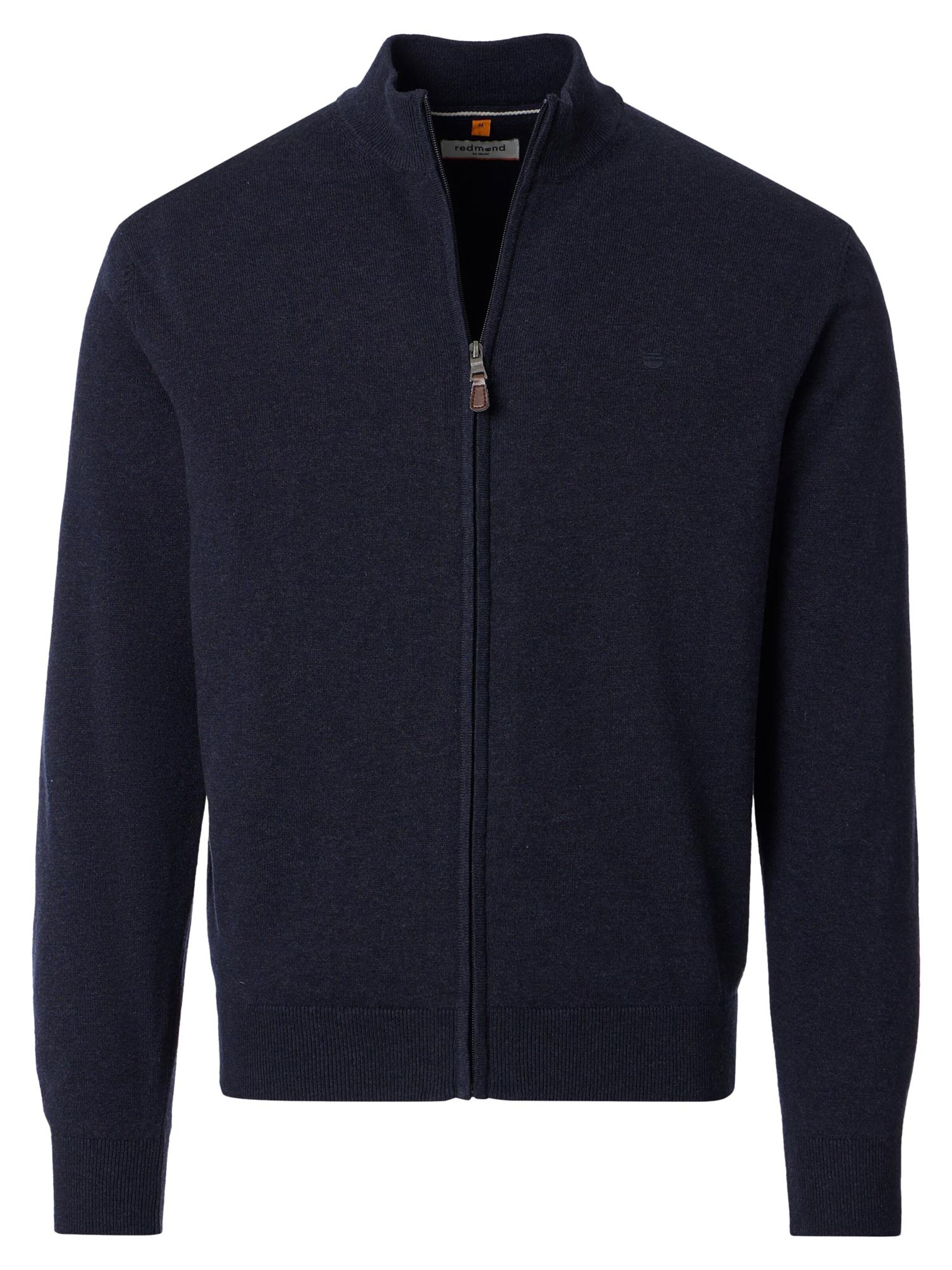 redmond Knit Cardigan 'Basic' in Blue: front