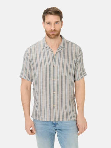 CAMEL ACTIVE Regular fit Button Up Shirt in Beige: front