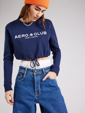 AÉROPOSTALE Sweatshirt in Blau