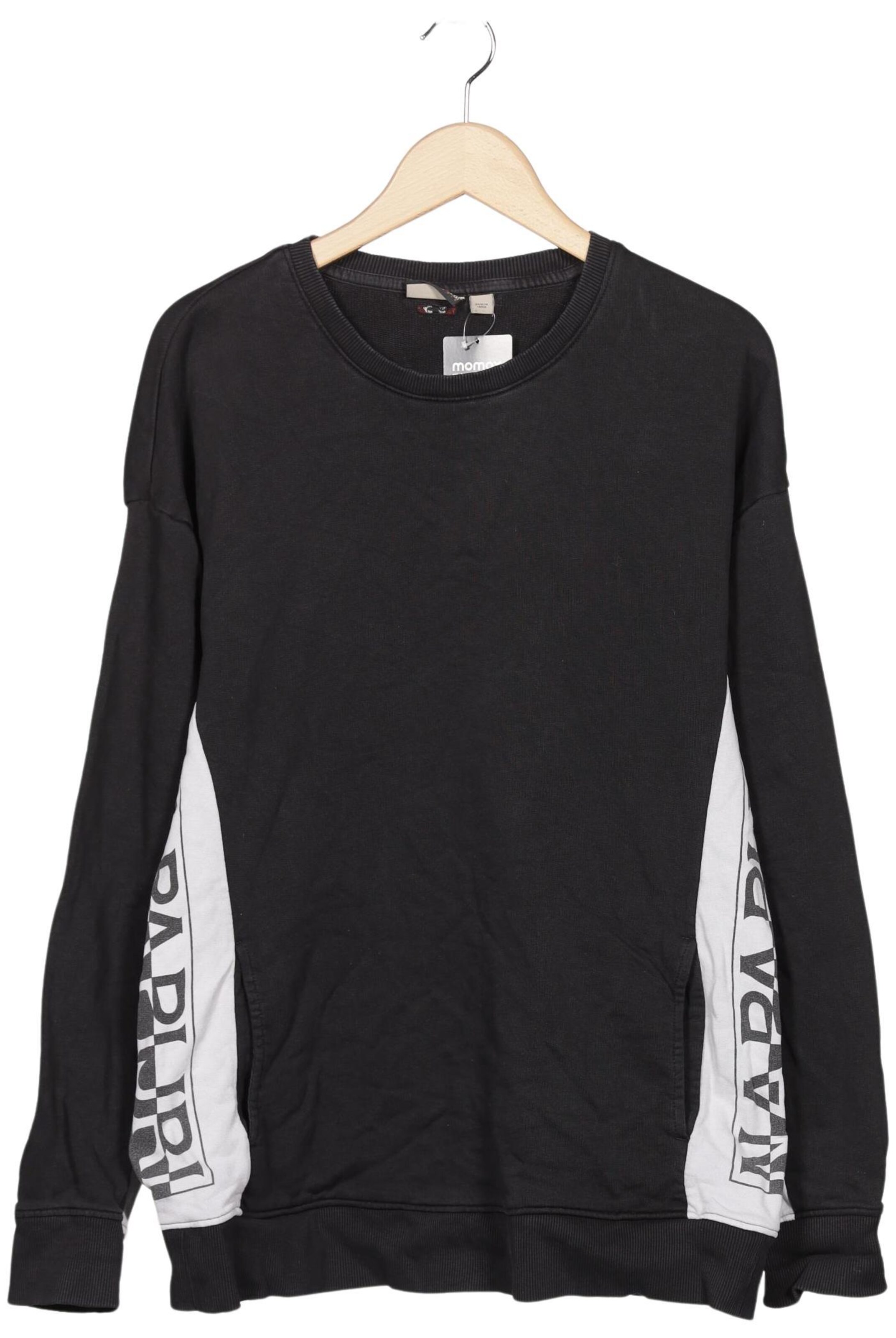 NAPAPIJRI Sweatshirt & Zip-Up Hoodie in L in Black: front