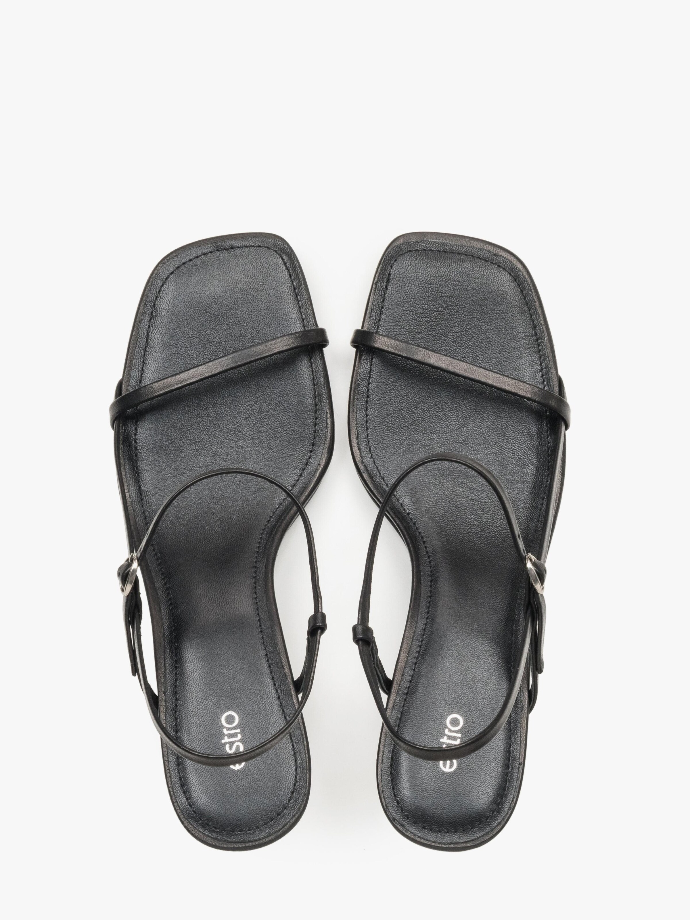Estro Sandale '25269-9'‌‌‌‌‌‌ in Schwarz