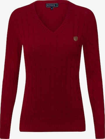 Pullover 'Frenze' di Sir Raymond Tailor in rosso: frontale