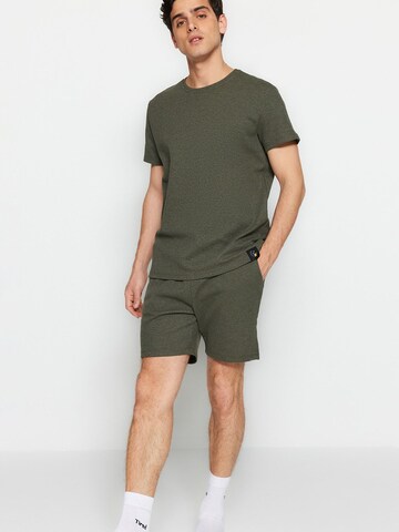 Trendyol Pajama short in Green: front