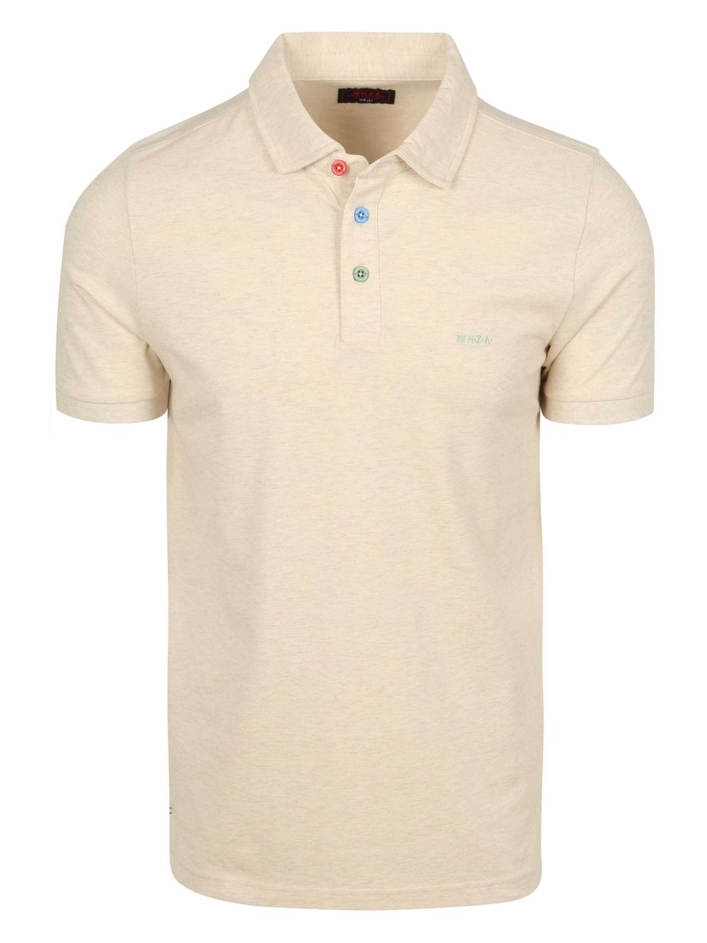 NZA New Zealand Auckland Shirt 'Peter' in Beige: voorkant