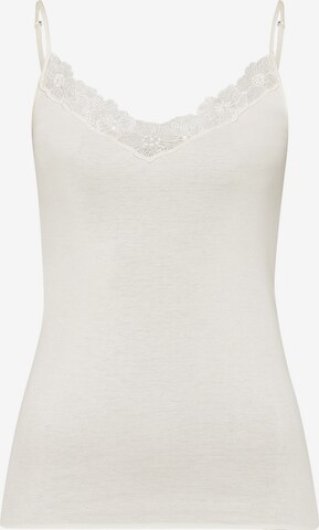 Hanro Top ' Naila ' in Beige: voorkant