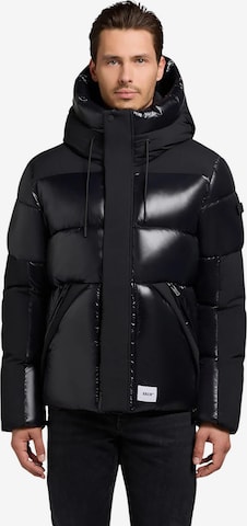 khujo Kurtka zimowa 'Alst' w kolorze czarny: przód