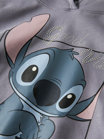 NAME IT Sweatshirt 'NKFDYS STITCH' in Lila
