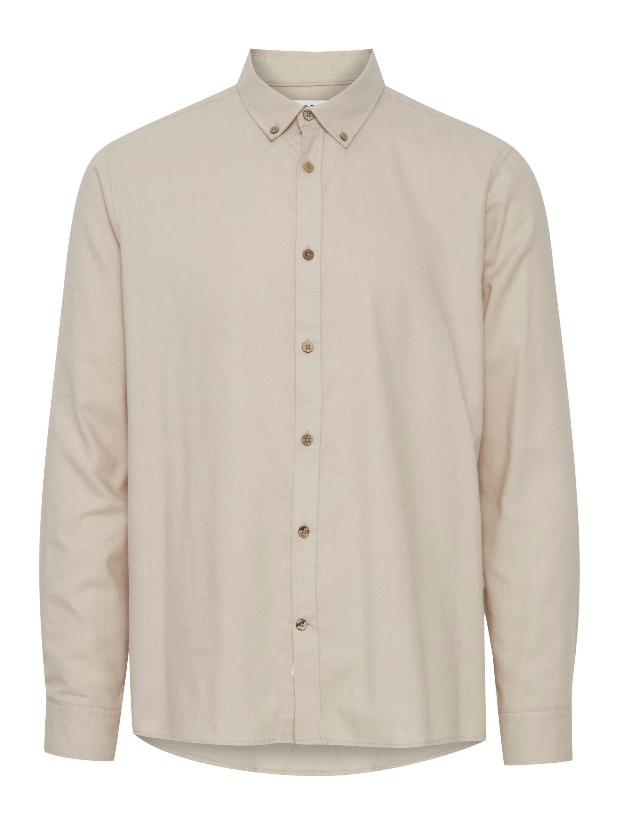 !Solid Regular Fit Hemd 'Pete' in Beige: Vorderseite