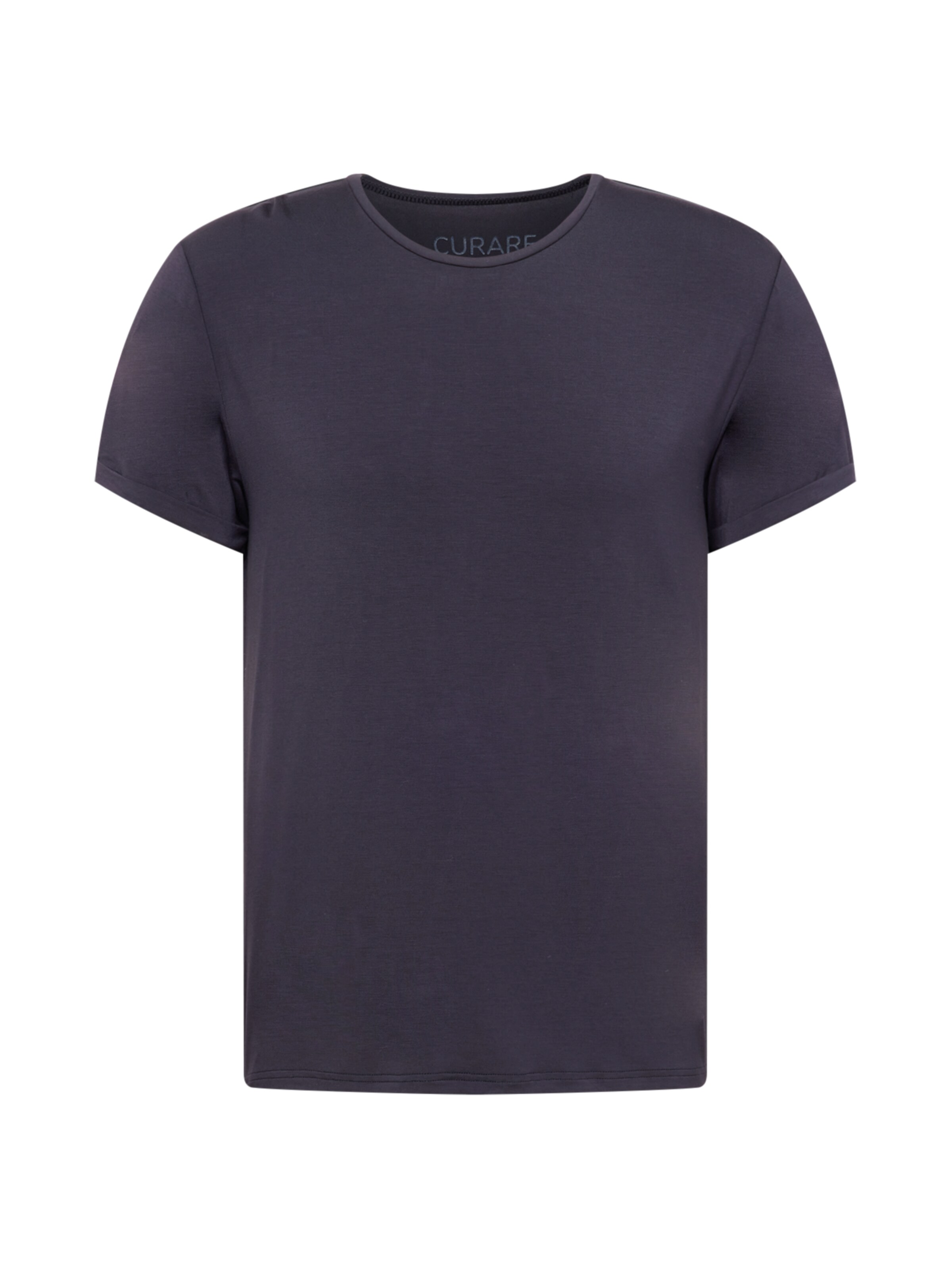 CURARE Yogawear Sportshirt 'Flow' in Blau: Vorderseite