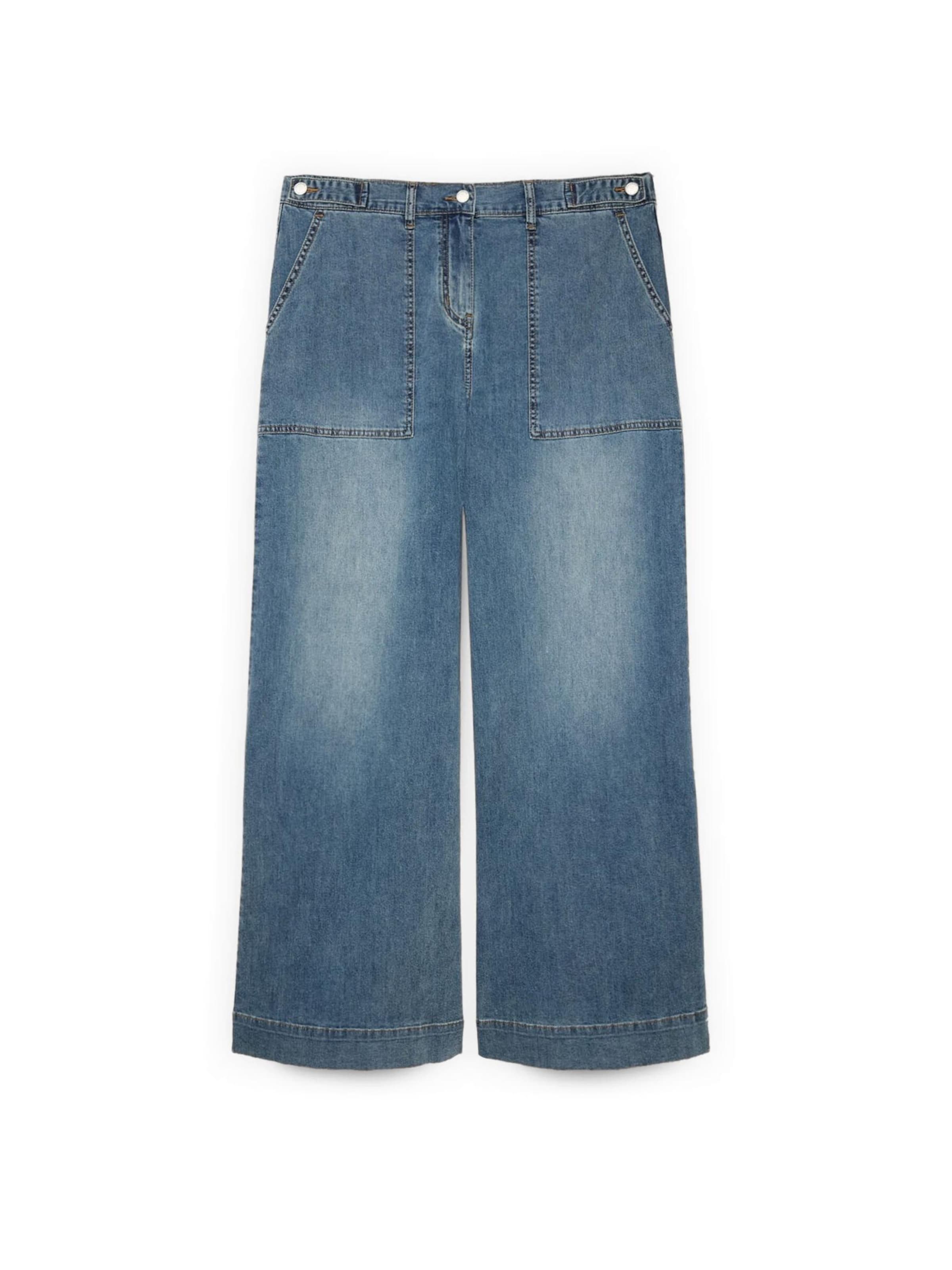 Fiorella Rubino Wide leg Jeans in Blue: front