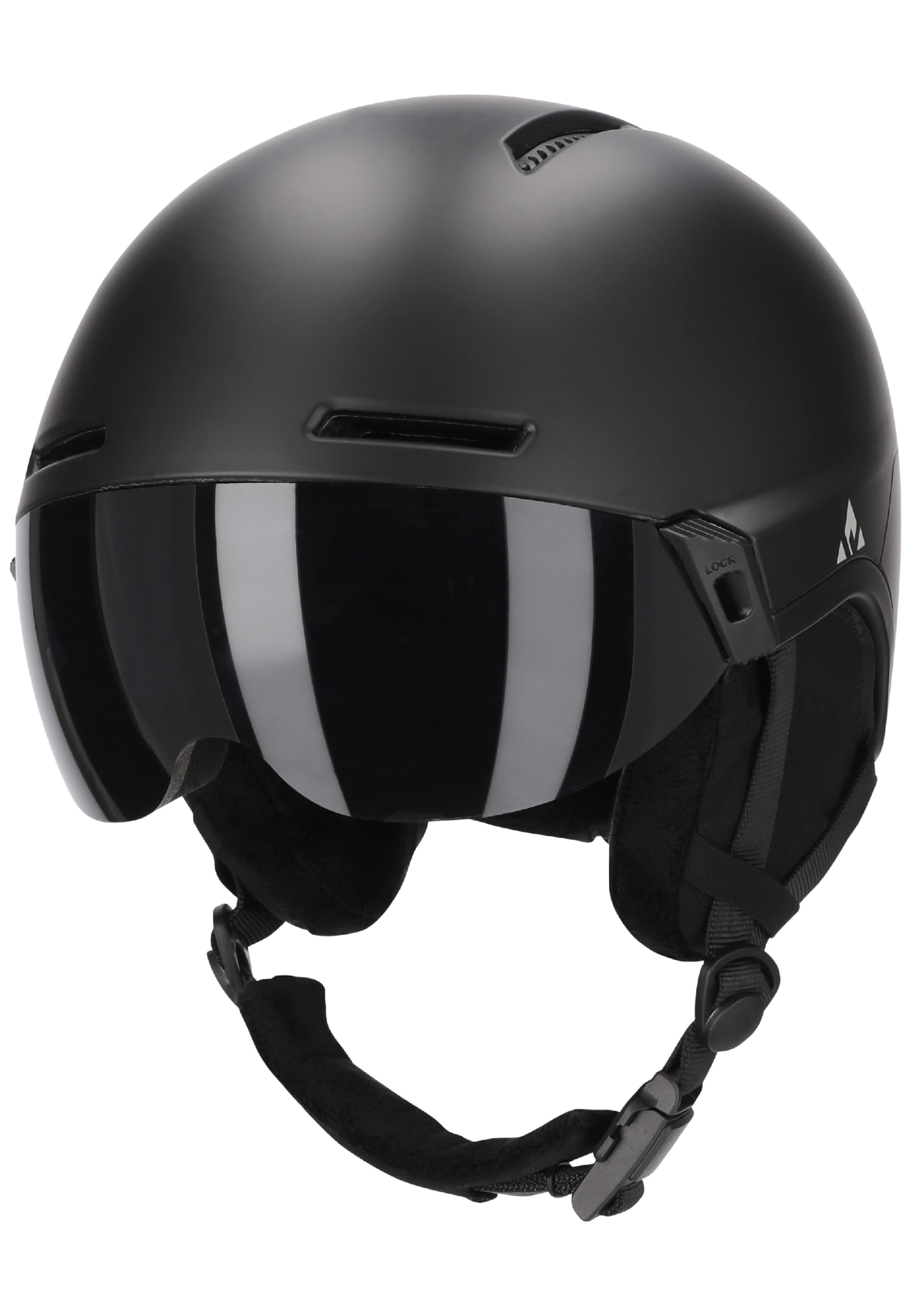 Whistler Helm 'Corviglia' in Zwart: voorkant