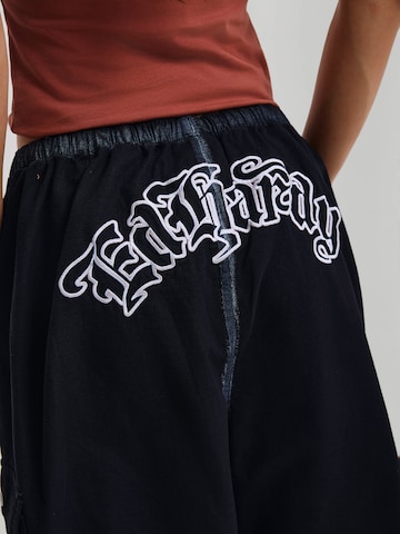 regular Pantaloni funzionali di Ed Hardy in nero: dietro
