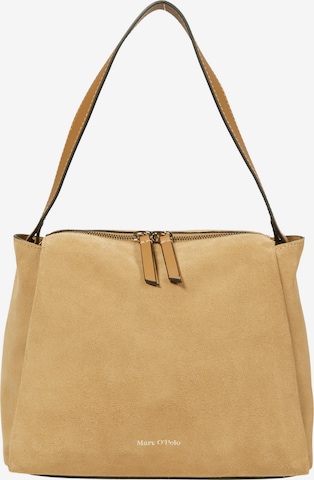 Sac à bandoulière Marc O'Polo en beige : devant