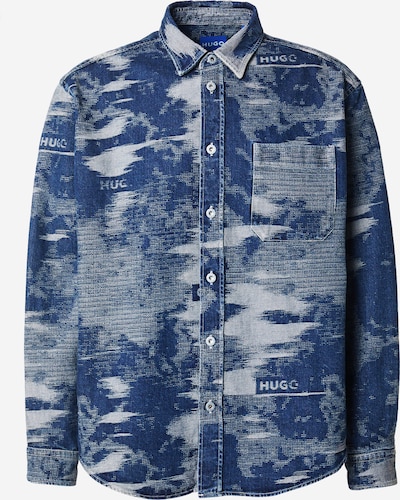 Marškiniai 'Ebalto' iš HUGO, spalva – mėlyna dūmų spalva / tamsiai (džinso) mėlyna, Prekių apžvalga