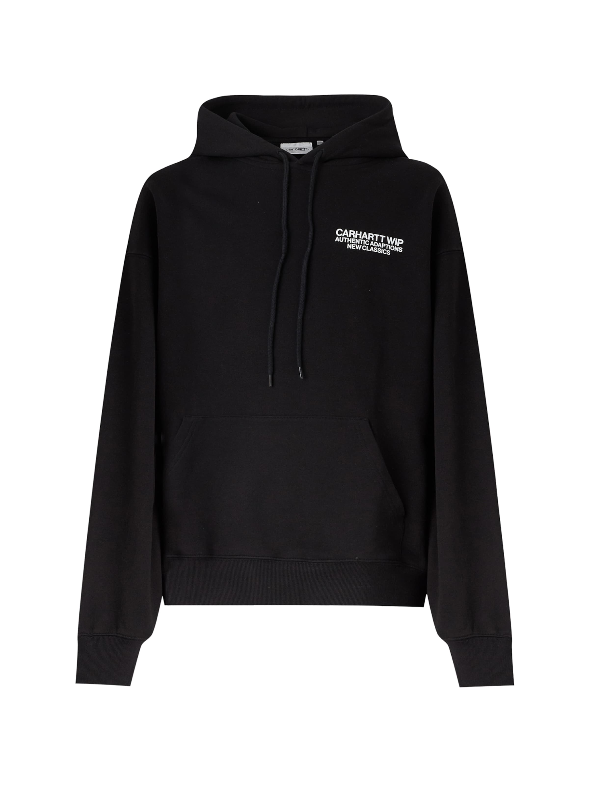 Bluză de molton 'Sean Hamilton' de la Carhartt WIP pe negru: față