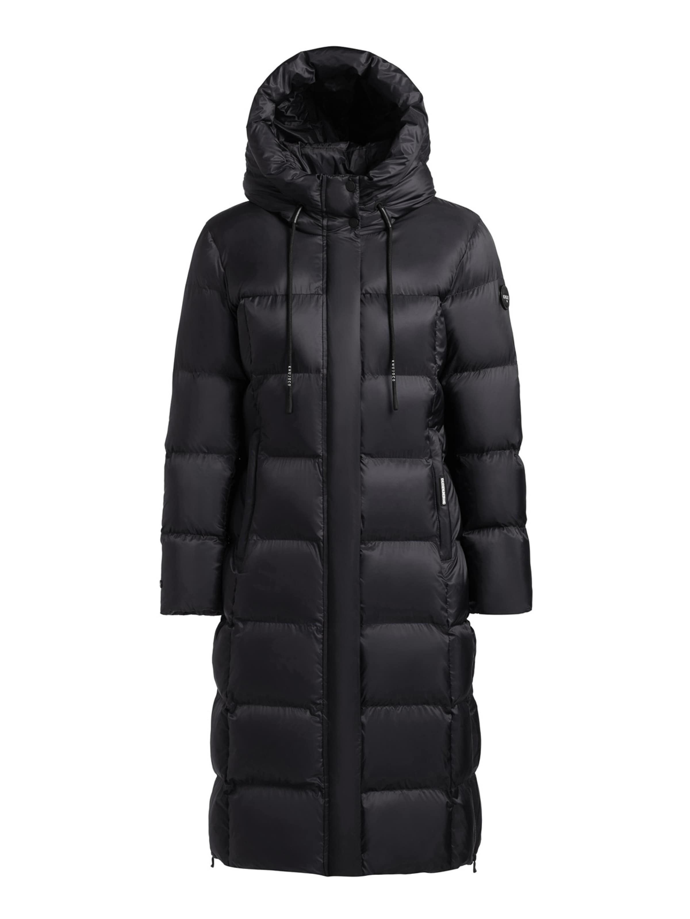 Cappotto invernale 'Willa 2' di khujo in nero: frontale