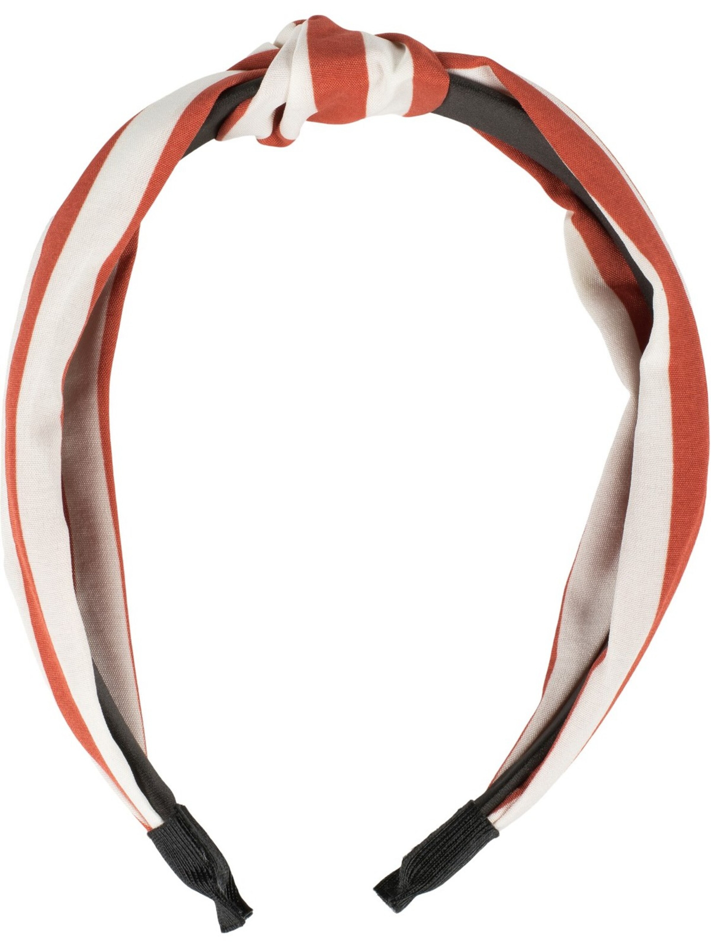 styleBREAKER Haarschmuck 'Haarreif mit Streifen Muster'‌‌‌‌‌‌‌ in Braun
