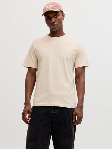 JACK & JONES T-Shirt in Beige: Vorderseite