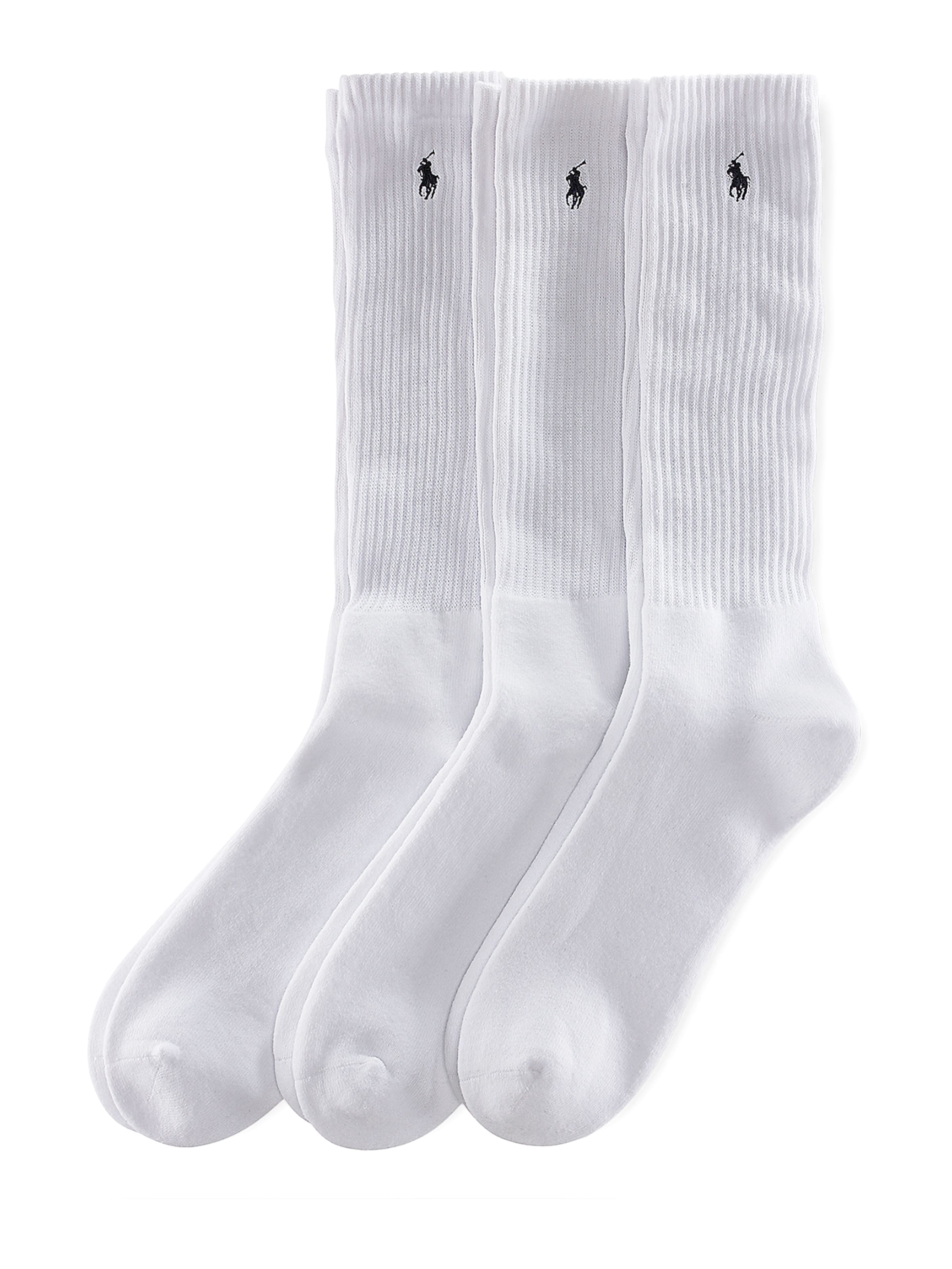 balts Polo Ralph Lauren Zeķes: no priekšpuses