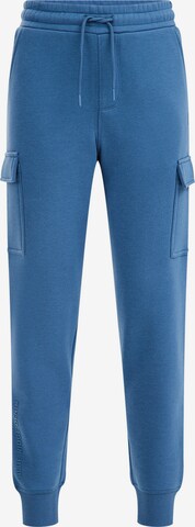 Effilé Pantalon WE Fashion en bleu : devant