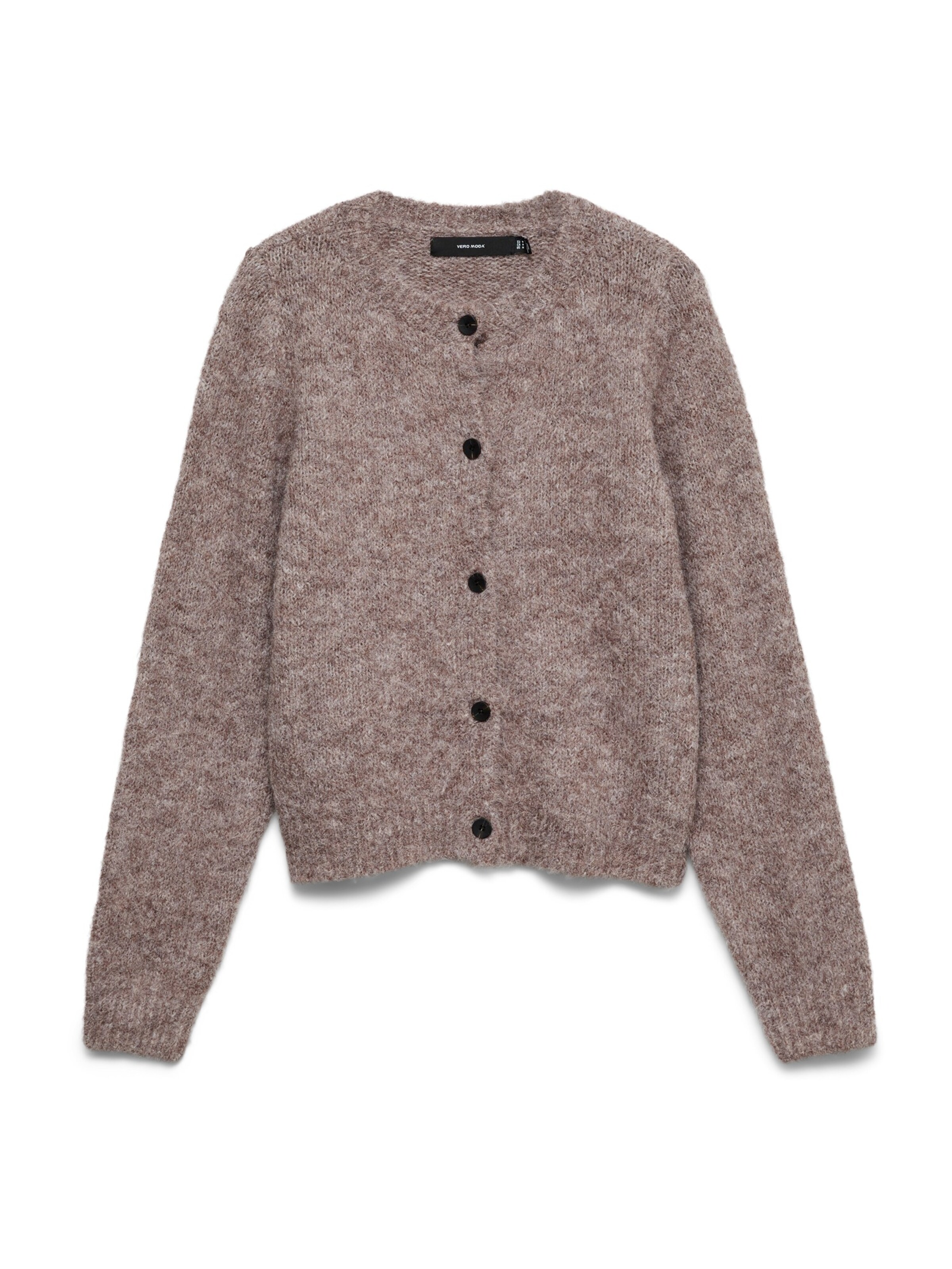 Vero Moda Curve Вязаная кофта 'VMCNOVAH' в Коричневый: спереди