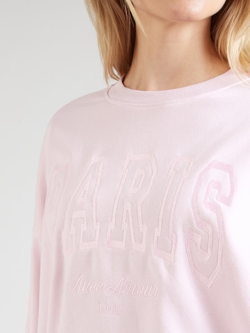 JDY Sweatshirt 'JDYMesa' i rosa