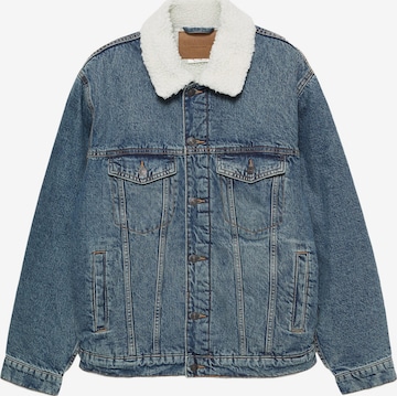 Pull&Bear Between-Season Jacket in Blue: front