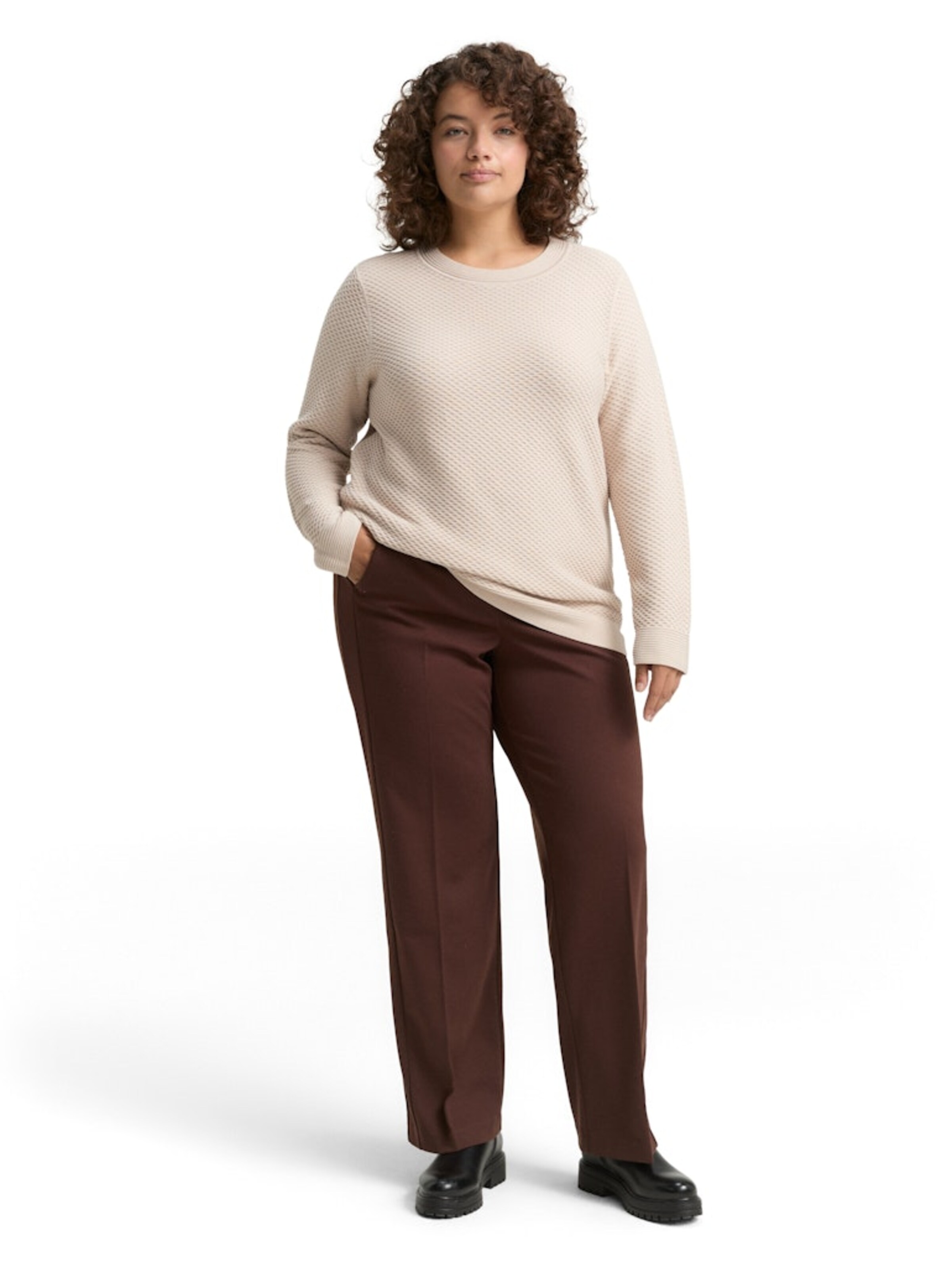 Tom Tailor Women + Sweater in Brown