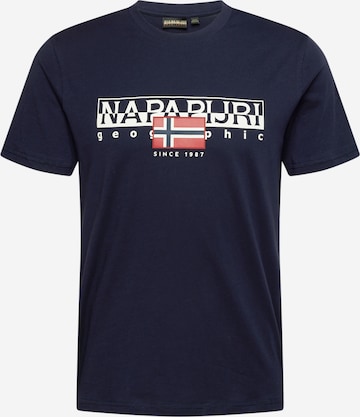 NAPAPIJRI T-Shirt 'S-AYLMER' in Blau: predná strana