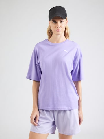 PUMA Shirt 'Wardrobe Essentials' in Purple: front
