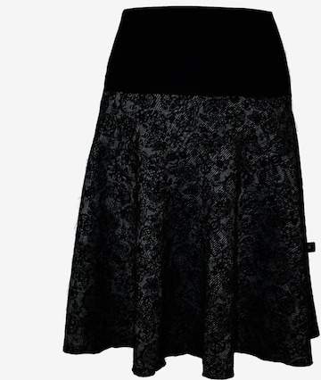 dunkle design Skirt 'Floral' in Black: front