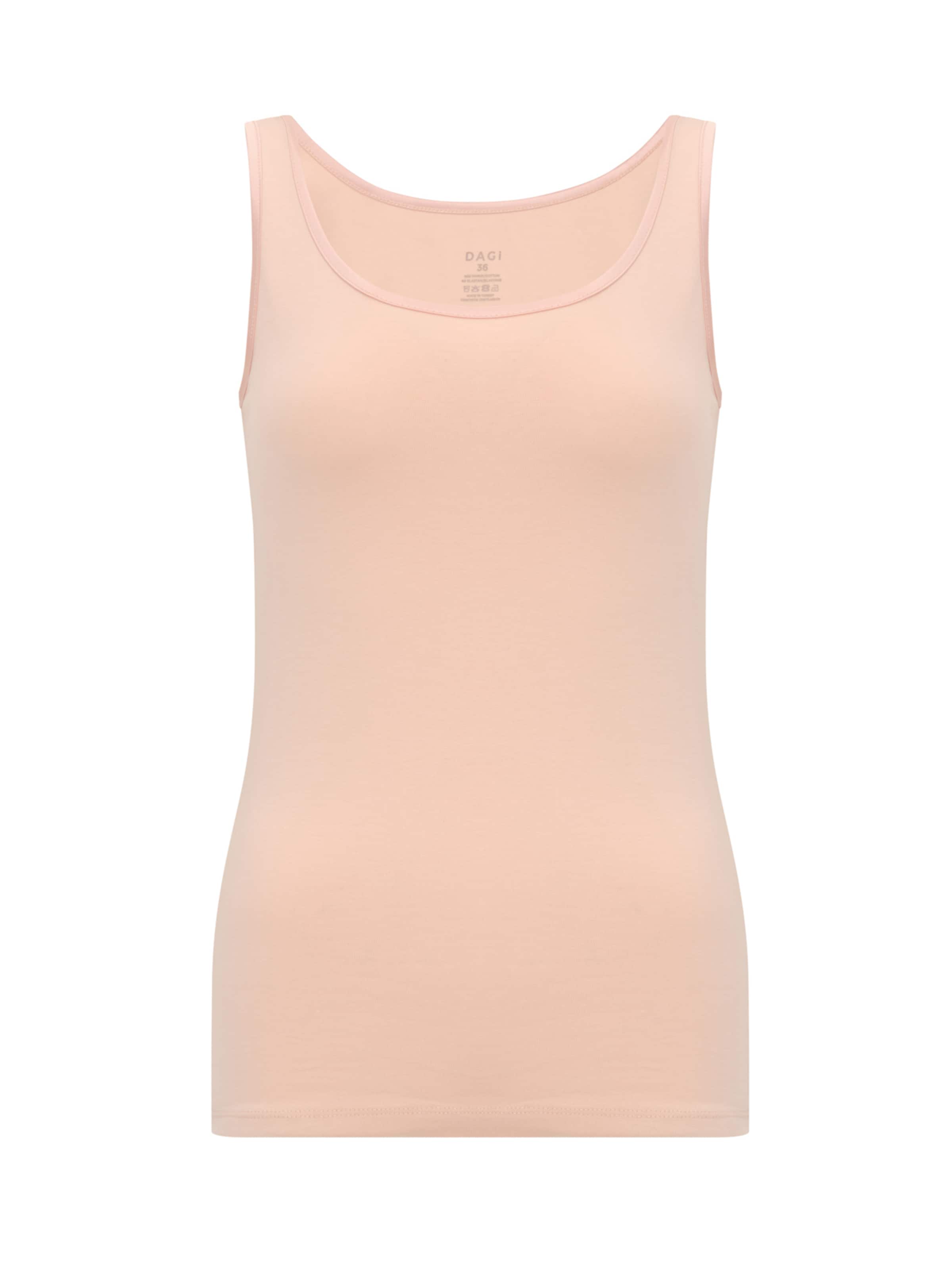 Maillot de corps Dagi en beige : devant