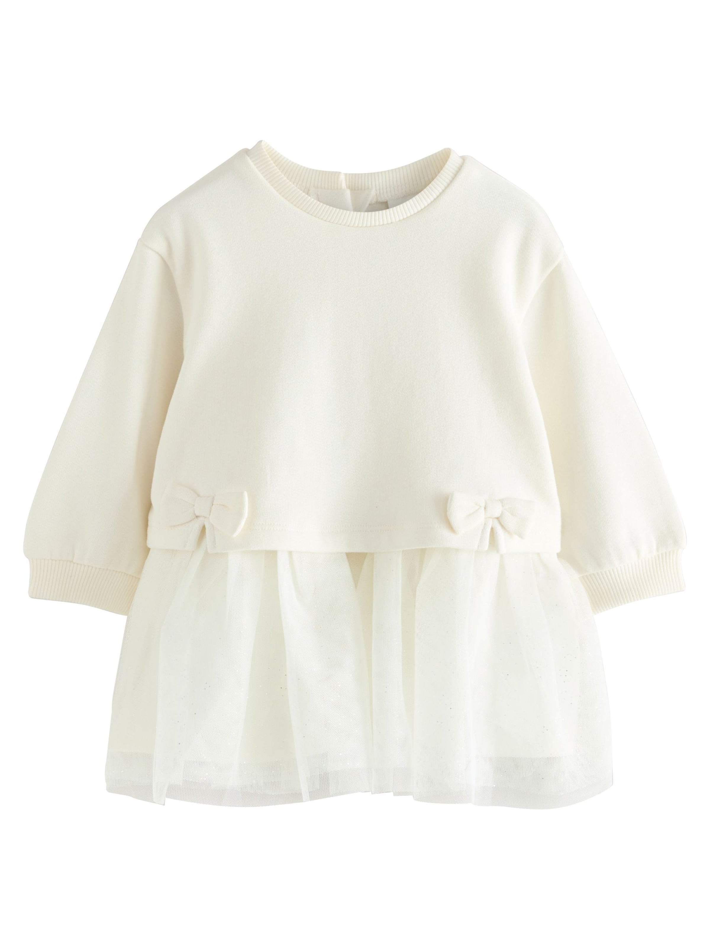 Next Рокля в бяло: отпред